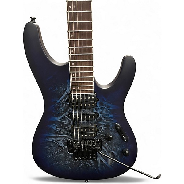 Used Ibanez S770P S Series Blue Solid Body Electric Guitar