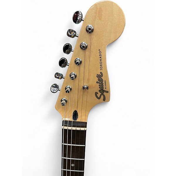 Used Squier TORONADO Black Solid Body Electric Guitar