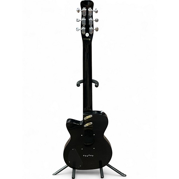 Used Silvertone St Style Black Solid Body Electric Guitar