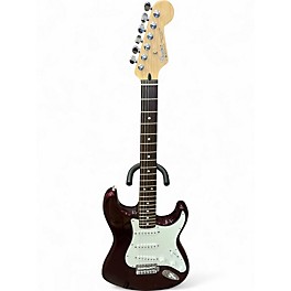 Used Starcaster by Fender Stratocaster Wine Red Solid Body Electric Guitar