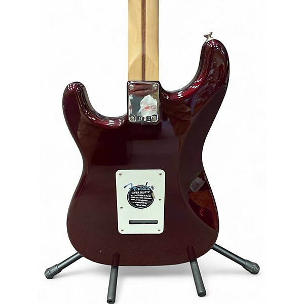 Used Starcaster by Fender Stratocaster Wine Red Solid Body Electric Guitar