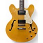 Used Austin AU796 Yellow Hollow Body Electric Guitar