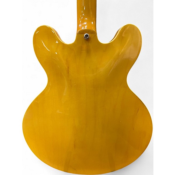 Used Austin AU796 Yellow Hollow Body Electric Guitar