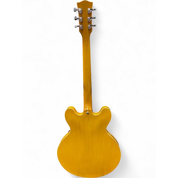 Used Austin AU796 Yellow Hollow Body Electric Guitar