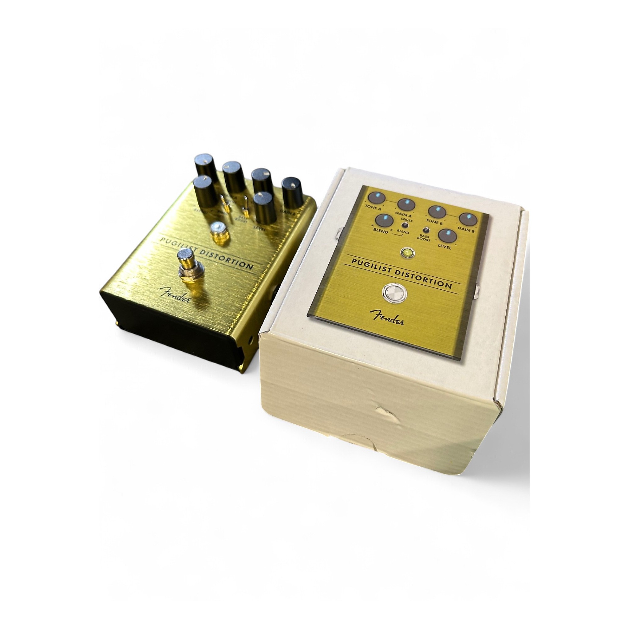 Fender PUGILIST DISTORTION ゴールド Pugilist Distortion – Fender
