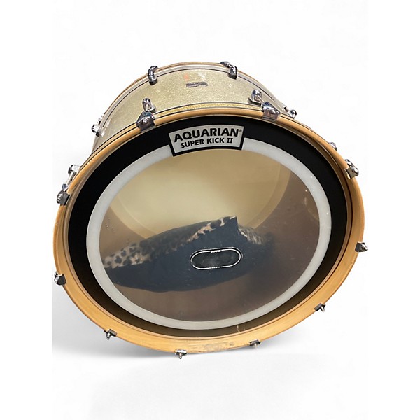 Used Gretsch Drums 5 Piece Catalina Club Rock GOLDEN SPARKLE Drum Kit