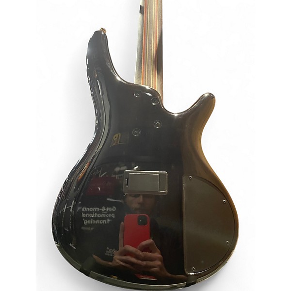 Used Ibanez Premium SR2605L Cerulean Blue Electric Bass Guitar