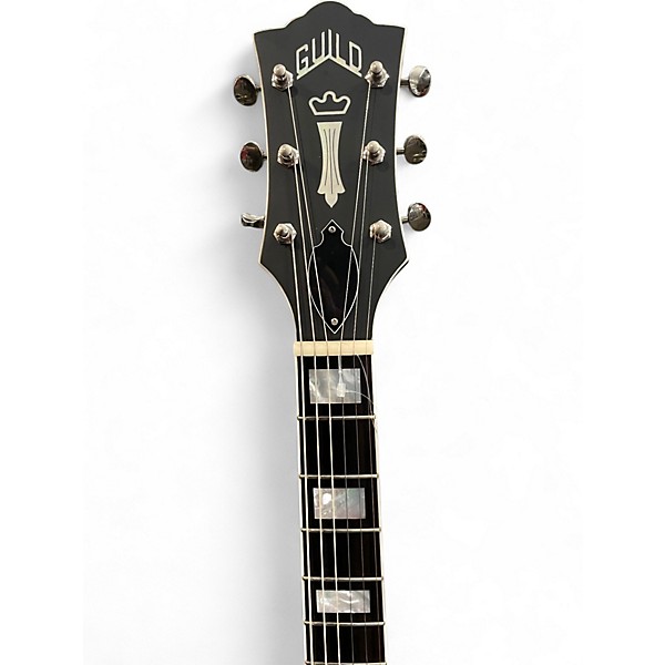 Used Guild X175B Manhattan Special Green Hollow Body Electric Guitar
