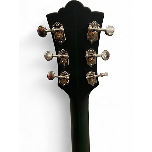 Used Guild X175B Manhattan Special Green Hollow Body Electric Guitar