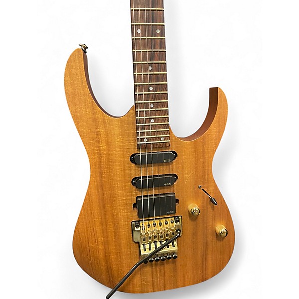 Used Ibanez RG6PKAGNTF PREMIUM Natural Solid Body Electric Guitar