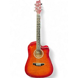 Used Montana EM105CS Red Acoustic Guitar