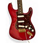 Used Fender Deluxe Stratocaster Candy Apple Red Solid Body Electric Guitar