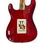 Used Fender Deluxe Stratocaster Candy Apple Red Solid Body Electric Guitar