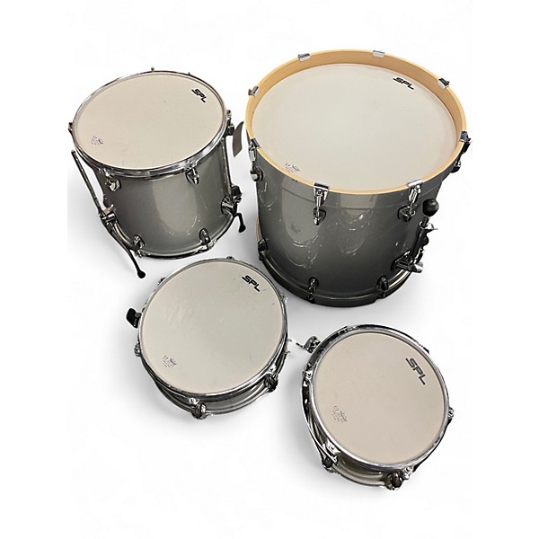 Used SPL 4 Piece Velocity Street Bop White Drum Kit