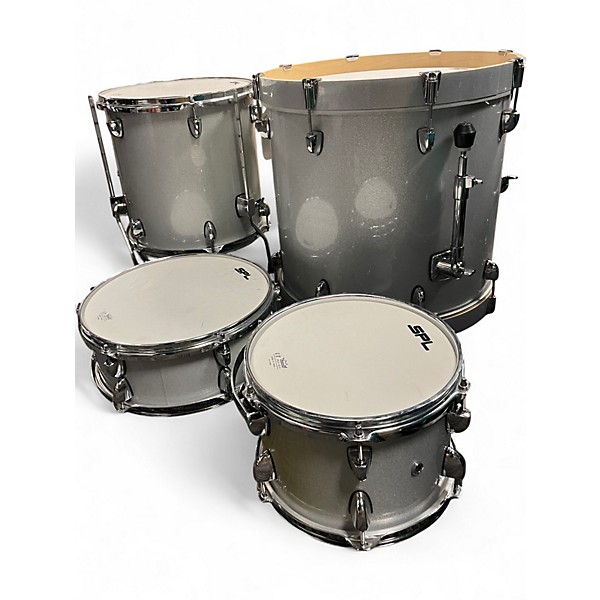 Used SPL 4 Piece Velocity Street Bop White Drum Kit