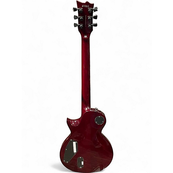 Used ESP EC1000 Deluxe See Thru Black Cherry Solid Body Electric Guitar