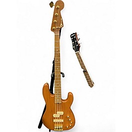 Used Charvel San dimas pj Natural Electric Bass Guitar