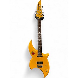Used Fernandes GM-85 ICEMAN ITO KENICHI MAD SOLDIERS TV Yellow Solid Body Electric Guitar