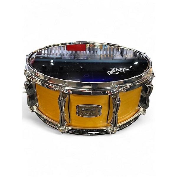 Used Yamaha 14X5.5 Stage Custom Snare Natural Drum