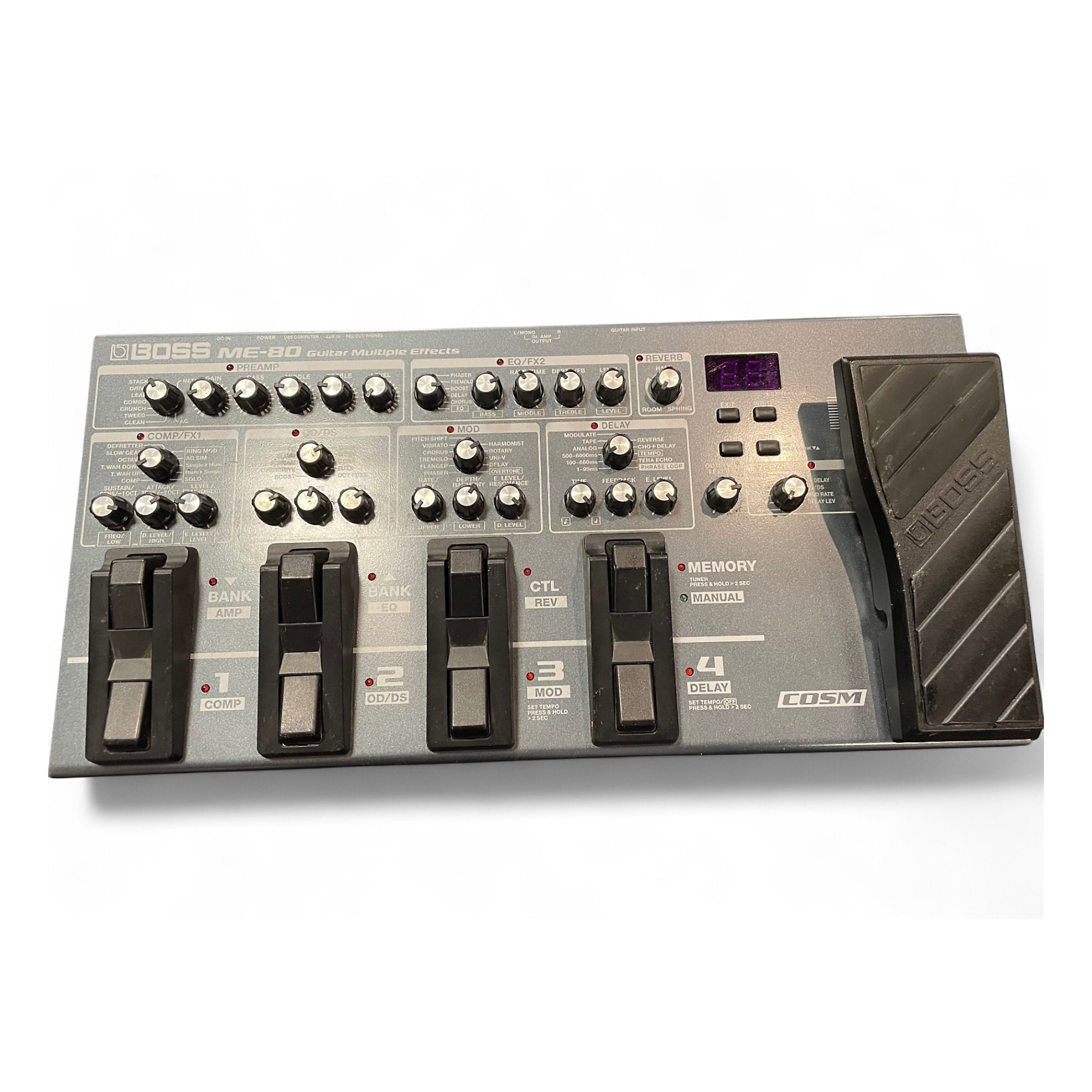 Used BOSS ME80 Guitar Multi Effect Processor | Guitar Center