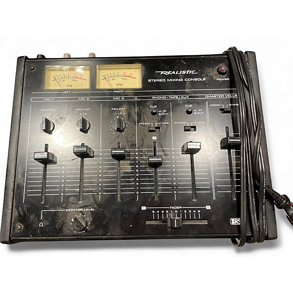 Used Realistic Stereo Mixing Console