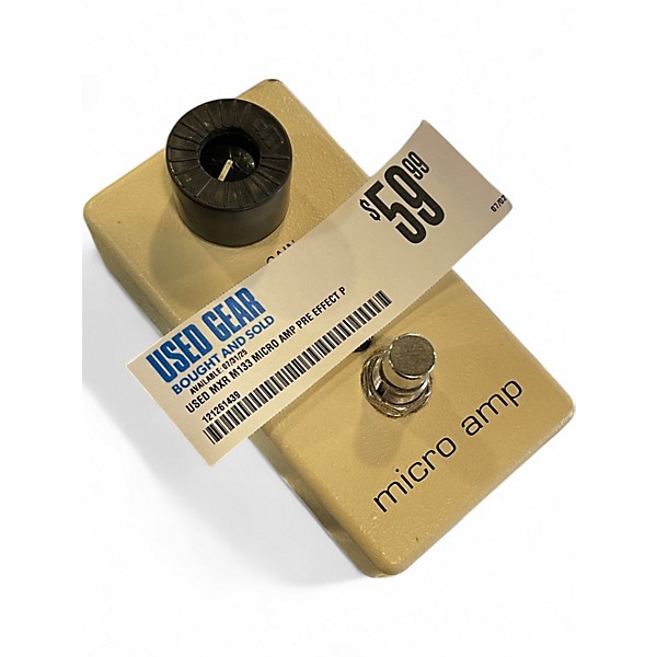 Used MXR M133 Micro Amp Pre Effect Pedal
