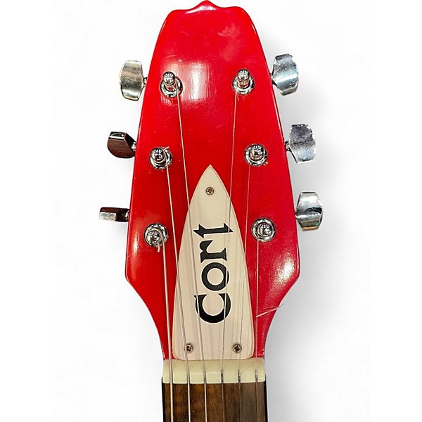 Used Cort Performer Red Solid Body Electric Guitar
