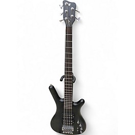 Used Warwick corvette $$ pro series nirvana black transparent satin Electric Bass Guitar