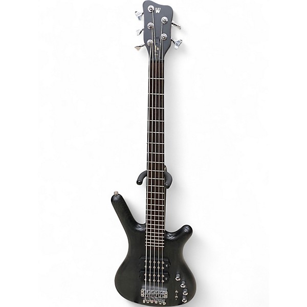 Used Warwick corvette $$ pro series nirvana black transparent satin Electric Bass Guitar
