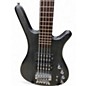 Used Warwick corvette $$ pro series nirvana black transparent satin Electric Bass Guitar