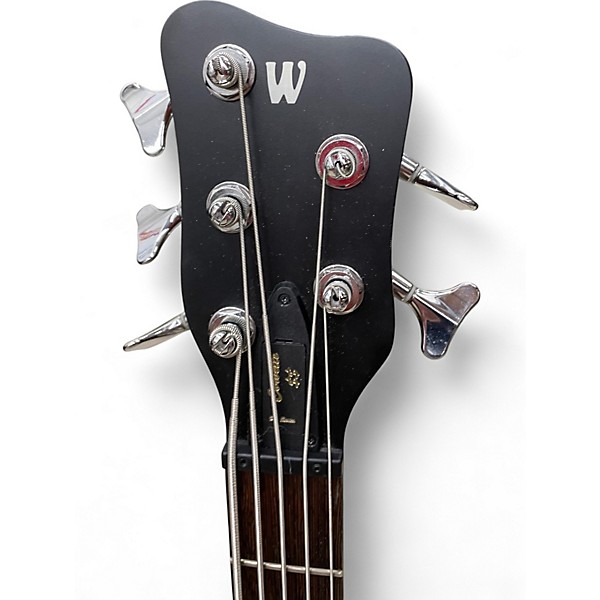 Used Warwick corvette $$ pro series nirvana black transparent satin Electric Bass Guitar