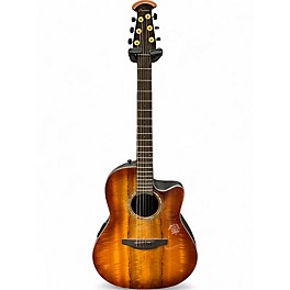 Used Ovation CS24P-FMYR-G Mahogany Acoustic Guitar