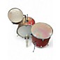 Used Sound Source 3 Piece 3 Piece Shell Pack Orange Drum Kit