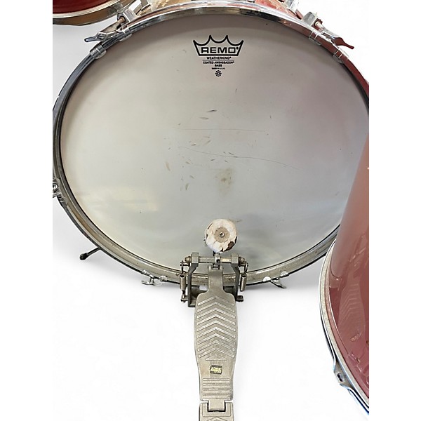 Used Sound Source 3 Piece 3 Piece Shell Pack Orange Drum Kit