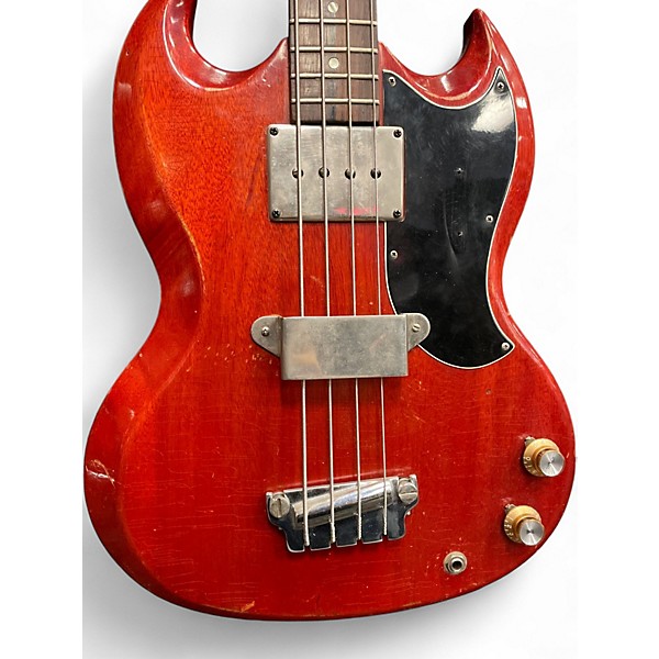 Vintage 1965 Gibson SG Bass Cherry Electric Bass Guitar
