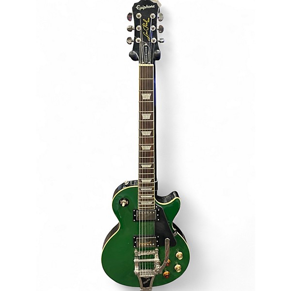 Used Epiphone Joe Bonamassa Les Paul Green Solid Body Electric Guitar