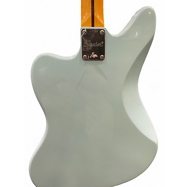 Used Squier Vintage Modified Jaguar Daphne Blue Solid Body Electric Guitar
