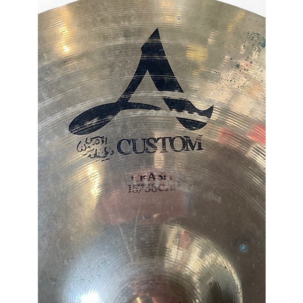 Used Zildjian 15in A Custom Crash Cymbal