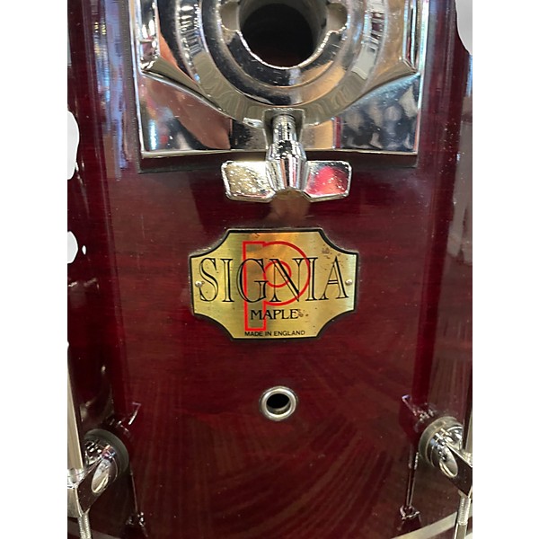 Used Premier 7 Piece Signia Maple Red Drum Kit