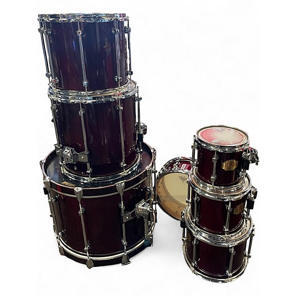 Used Premier 7 Piece Signia Maple Red Drum Kit