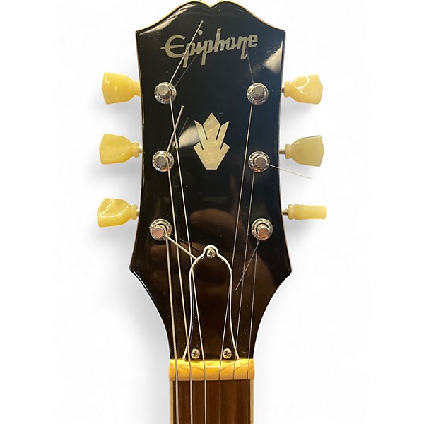 Used Epiphone ES355 Gold Hollow Body Electric Guitar