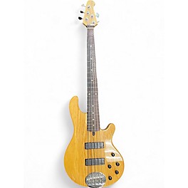 Used Lakland 55-02 Skyline Series 5 String Natural Electric Bass Guitar