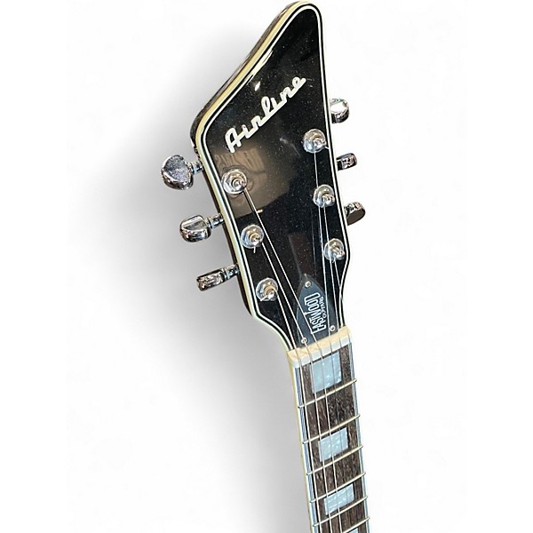 Used 2012 Eastwood Espinada H63 black Hollow Body Electric Guitar