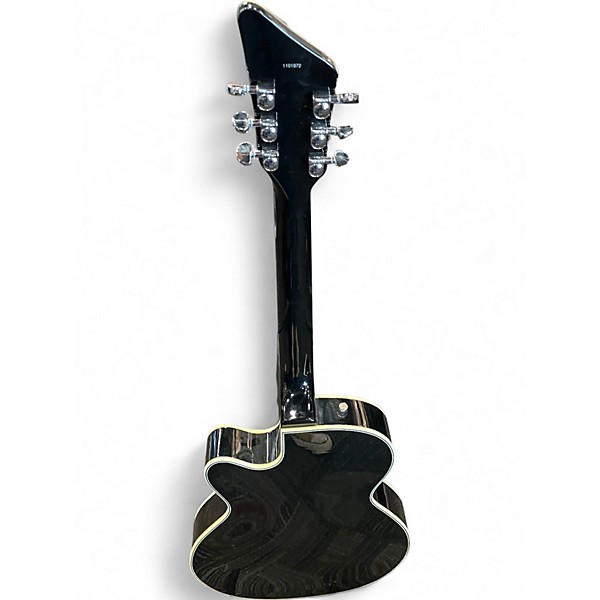 Used 2012 Eastwood Espinada H63 black Hollow Body Electric Guitar