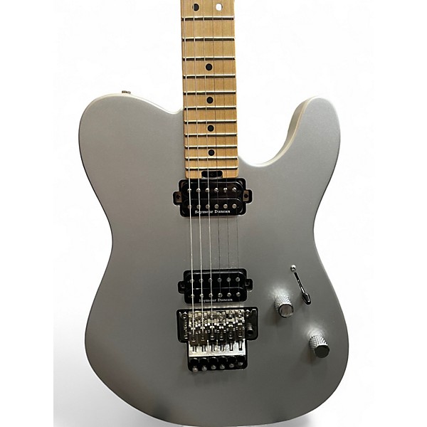 Used Charvel Dan Dimas So-Cal Style 2 FR Silver Solid Body Electric Guitar