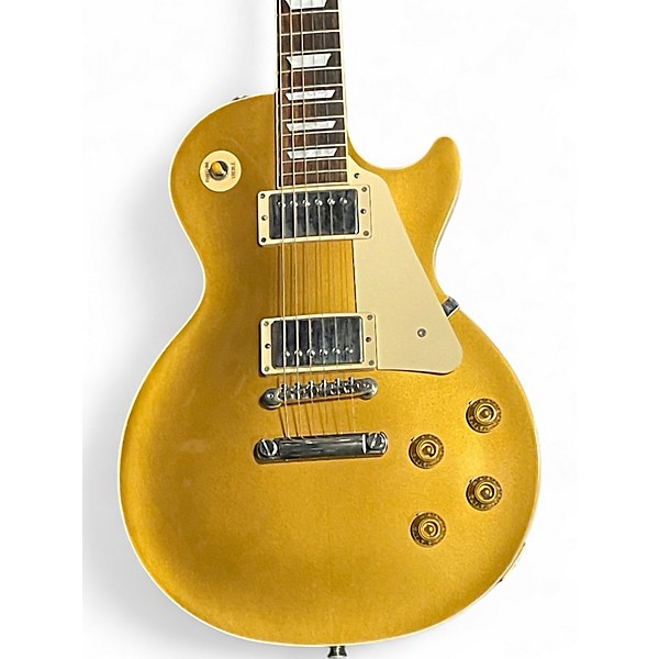 Used Gibson Les Paul Standard 50s Gold Top Solid Body Electric Guitar