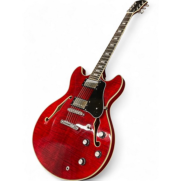 Used Sire H7 RED Hollow Body Electric Guitar
