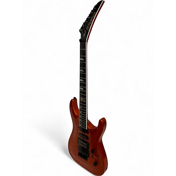 Used Kramer SM1 Metallic Orange Solid Body Electric Guitar