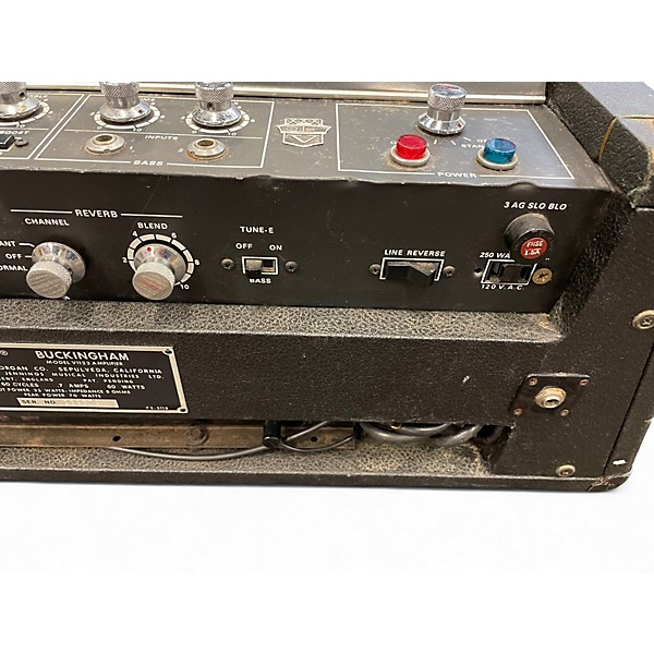 Used 1960s VOX V1123 BUCKINGHAM Solid State Guitar Amp Head