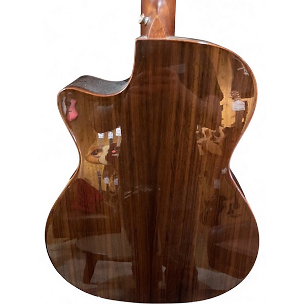 Used Washburn WCG22SCE Natural Acoustic Electric Guitar